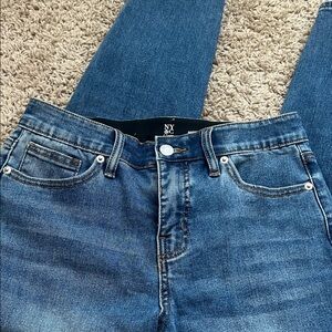New York & Company Blue Skinny Jeans